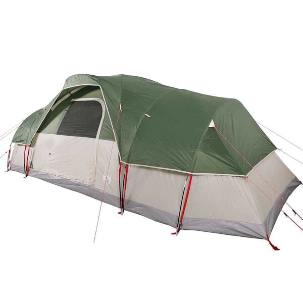 vidaXL Tente &agrave; d&ocirc;me 11 personnes vert imperm&eacute;able