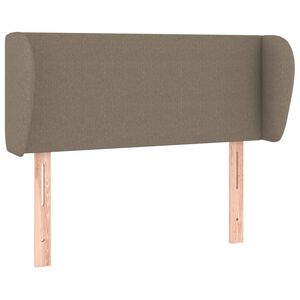 vidaXL T&ecirc;te de lit avec oreilles Taupe 83x23x78/88 cm Tissu