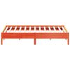 vidaXL Cadre de lit sans matelas cire marron 180x200cm bois pin massif