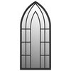 vidaXL Miroir Noir 70x30 cm Fer pour utilisation &agrave; l'int&eacute;rieur