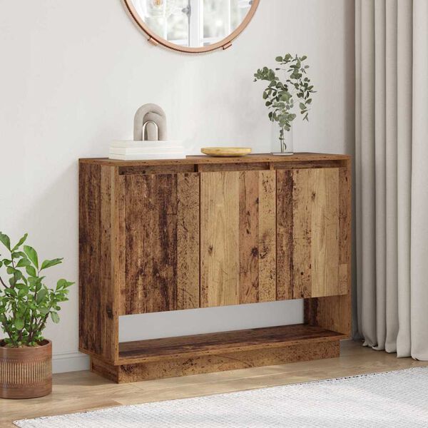 vidaXL Buffet Bois ancien 97 x 29 x 75 cm Bois d'ing&eacute;nierie