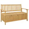 vidaXL Banc de rangement 2 -Seater 120 x 63 x 84 cm Acacia massif