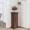 vidaXL Support pour plantes ch&ecirc;ne marron 33x33x80 cm bois d'ing&eacute;nierie