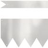 vidaXL Bordure de Pelouse 50 pcs Argent 100 x 0.05 x 20 cm