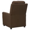 vidaXL Fauteuil de massage Marron Tissu