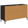 vidaXL Buffet Ch&ecirc;ne noir 100 x 36 x 60 cm Bois d'ing&eacute;nierie