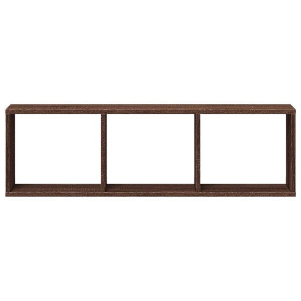 vidaXL Armoire murale 100x16x30 cm ch&ecirc;ne marron bois d'ing&eacute;nierie