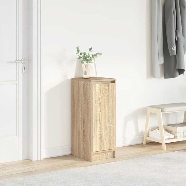 vidaXL Armoire à chaussures chêne sonoma 29,5x34x76 cm bois ingénierie