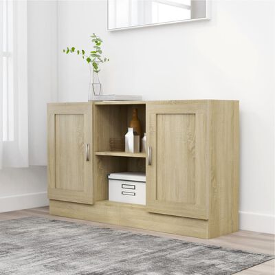 vidaXL Buffet Chêne sonoma 120x30,5x70 cm Bois d'ingénierie