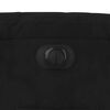 vidaXL Fauteuil inclinable électrique noir tissu microfibre