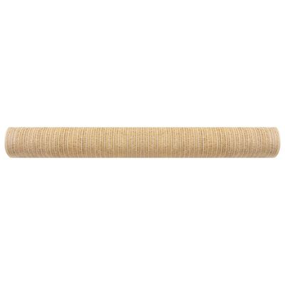 vidaXL Filet brise-vue Beige 1,5x25 m PEHD 150 g/m²