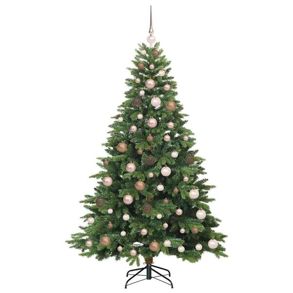 vidaXL Sapin de Noël artificiel avec 300 LED Vert 180 cm PE et PVC