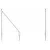 vidaXL Cl&ocirc;ture Euro ext&eacute;rieure avec piques 25 x 1,2 m Acier galvanis&eacute;
