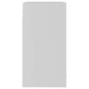 vidaXL Vitrine suspendue "Lyon" Blanc 40 x 31 x 60 cm Bois d'ing&eacute;nierie
