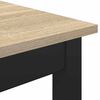 vidaXL Table de salle &agrave; manger / Table de repas M&Eacute;TAL