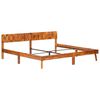 vidaXL Cadre de lit sans matelas bois massif 200x200 cm