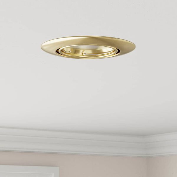 vidaXL Projecteur 24 pcs Dor&eacute; 9 x 9 x 2,5 cm M&eacute;tal