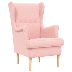 vidaXL Fauteuil Rose Tissu