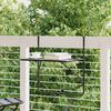 vidaXL Table de balcon Noir 60x40 cm Acier