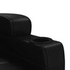 vidaXL Fauteuil inclinable Noir Similicuir