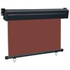vidaXL Auvent lat&eacute;ral de balcon 85x250 cm Marron