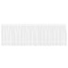 vidaXL Rideau en Dentelle Blanc 500 x 120 cm Polyester