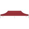 vidaXL Toit de tente de r&eacute;ception 6x3 m Bordeaux 270 g/m&sup2;
