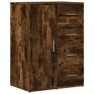vidaXL Buffet ch&ecirc;ne fum&eacute; 59x39x80 cm bois d'ing&eacute;nierie