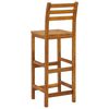 vidaXL Tabourets de bar lot de 4 bois d'acacia solide