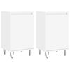 vidaXL Buffets 2 pcs blanc 40x35x70 cm bois d&rsquo;ing&eacute;nierie