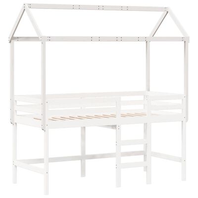 vidaXL Toit de lit pour enfants 207x80,5x151,5 cm bois de pin massif