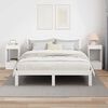 vidaXL Table d'appoint 2 pcs Blanc 30 x 30 x 56 cm Bois d'ing&eacute;nierie