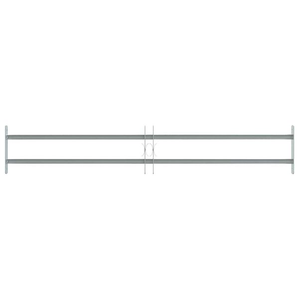 vidaXL Grille réglable de sécurité de fenêtres et 2 barres 1000-1500mm