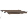 vidaXL Auvent r&eacute;tractable Taupe 3,5 x 2 m 100% Polyester et Aluminium