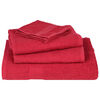 vidaXL Serviettes de bain FROGN 2 pcs rouge 100x150 cm 360 g/m&sup2;