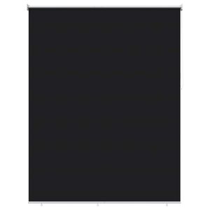 vidaXL Store roulant ext&eacute;rieur protection UV Noir 100 x 230 cm (L x H)