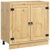 vidaXL Armoire SKI Brun Miel 80 x 46 x 81,5 cm Pin massif