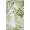 Esschert Design Tapis d'ext&eacute;rieur 241x152 cm Feuilles de jungle OC22