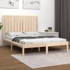 vidaXL Cadre de lit sans matelas 120x200 cm bois de pin massif