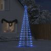 vidaXL Sapin de Noël à LED 550 LED bleu 304 cm