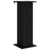 vidaXL Support de Plante Noir 30,5 x 30 x 80,5 cm Bois d'ing&eacute;nierie