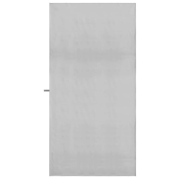 vidaXL Serviettes de sport 2 pcs Gris 180 x 90 cm
