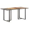 vidaXL Table de salle &agrave; manger 160 cm Bois de r&eacute;cup&eacute;ration massif
