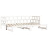 vidaXL Lit de jour et lit gigogne sans matelas 90x190 cm bois massif