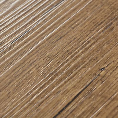 vidaXL Dalles de plancher PVC autoadhésif 5,21 m² 2 mm marron noyer