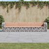 vidaXL Banc jardin design gabion 347x71x65,5 cm bois massif de douglas