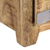 vidaXL Table basse 70x70x30 cm Bois de manguier solide