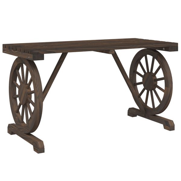 vidaXL Ensemble à manger de jardin 3 pcs bois de sapin massif