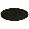 vidaXL Coussin de chaise Papasan VIANEN 100 % polyester Noir