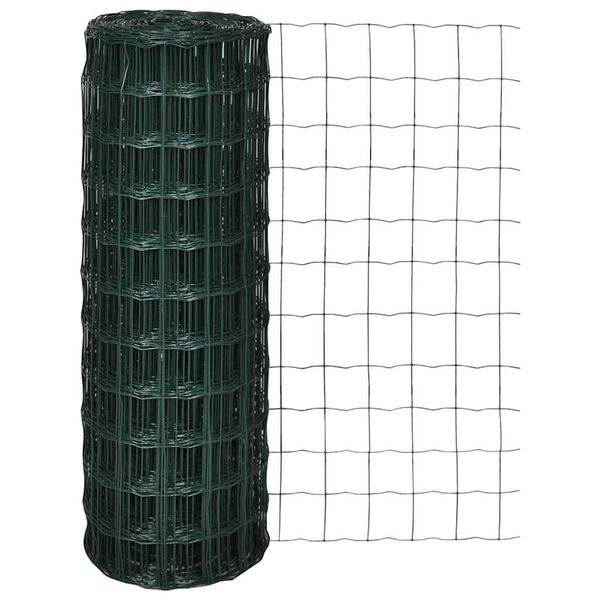 vidaXL Clôture euro Acier 10 x 1,2 m Vert